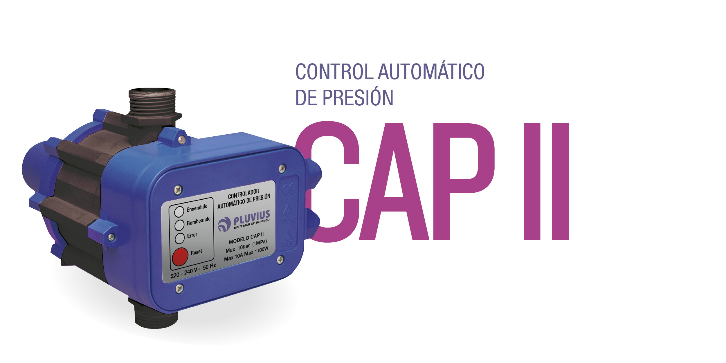 Controlador automático de presión